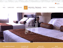 Tablet Screenshot of hotelnovo.net